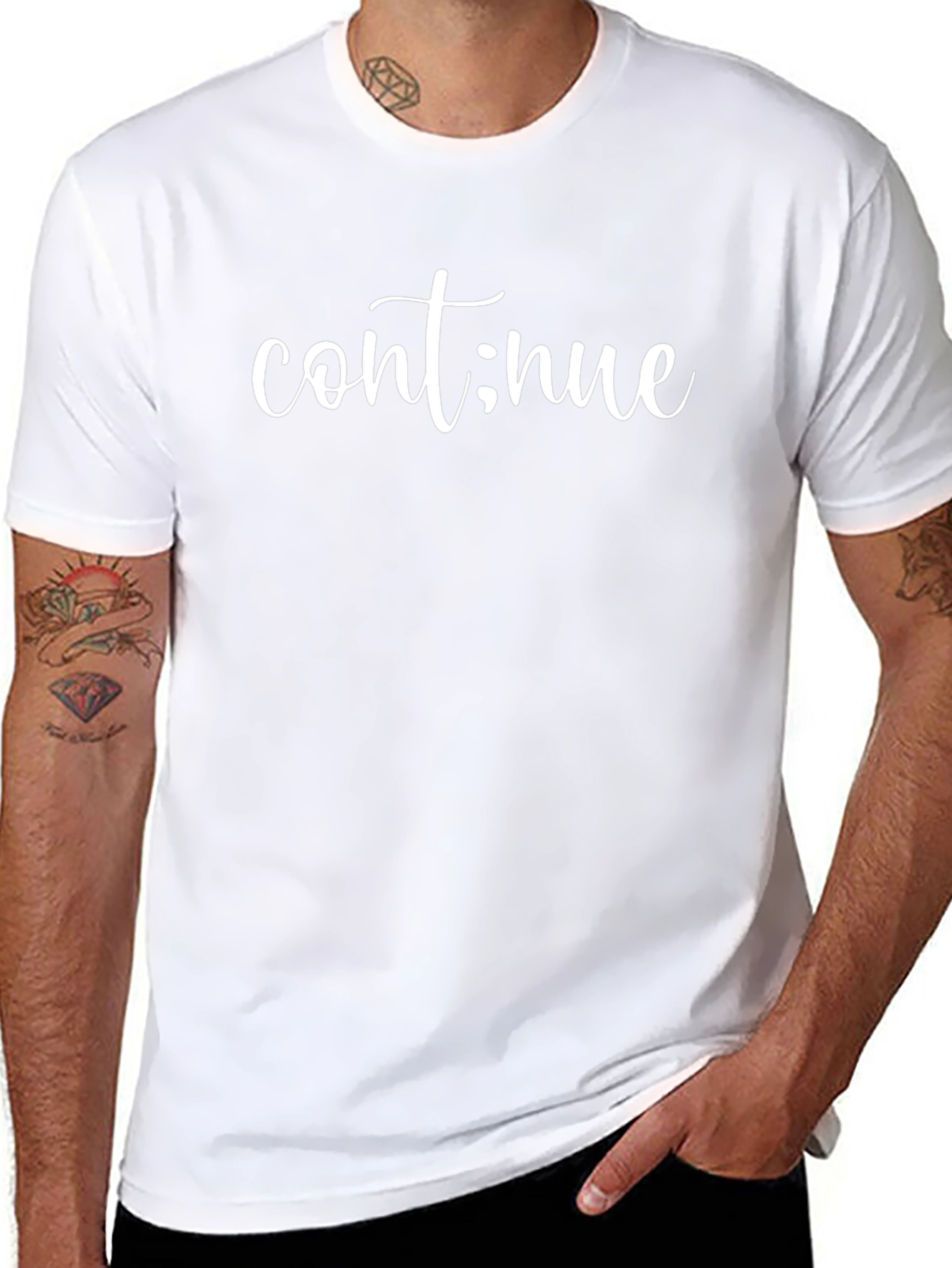 Continue T-Shirt - Motivational Comfort Tee