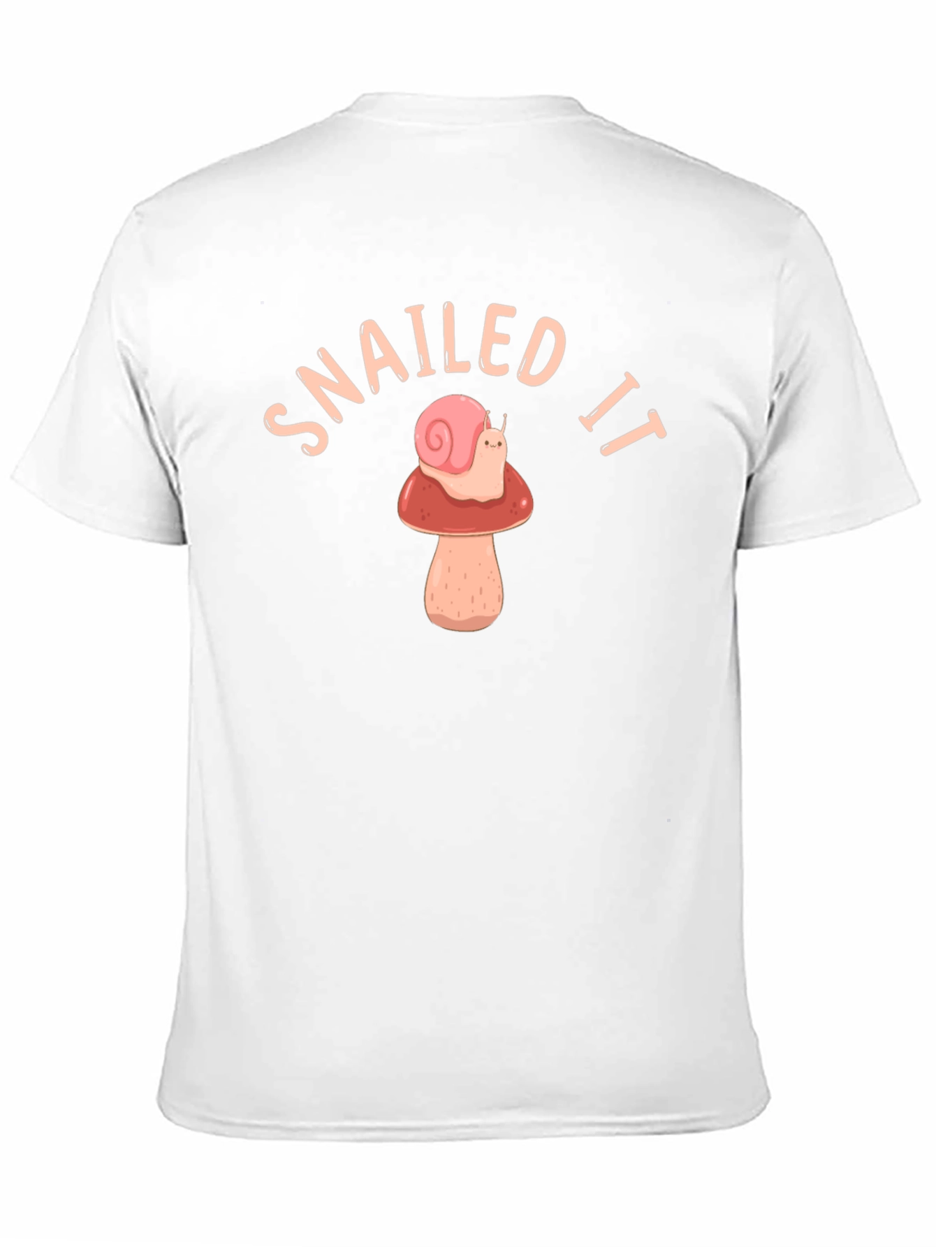 Snailed It T-Shirt - Snail Mushroom Graphic Tee