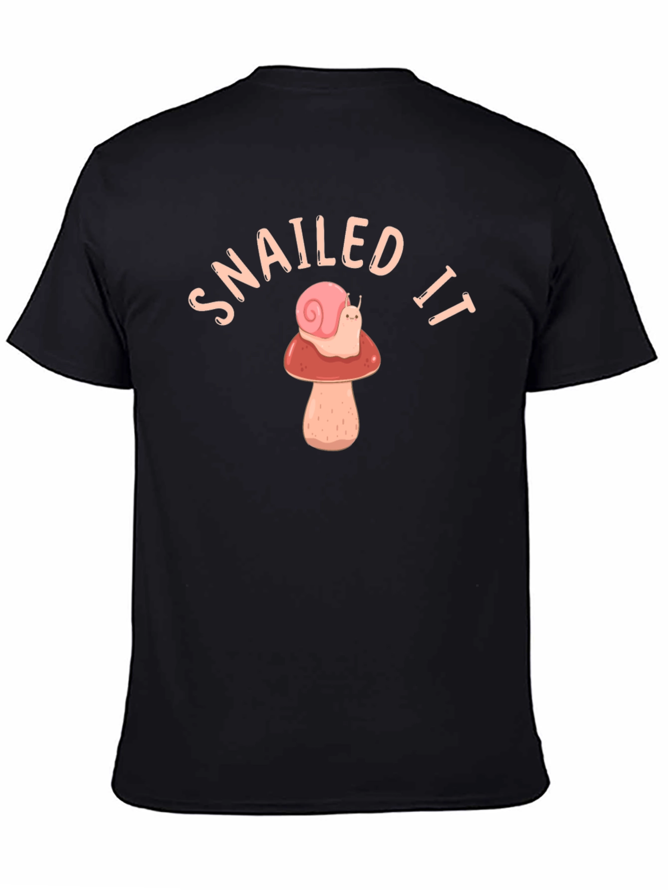 Snailed It T-Shirt - Snail Mushroom Graphic Tee
