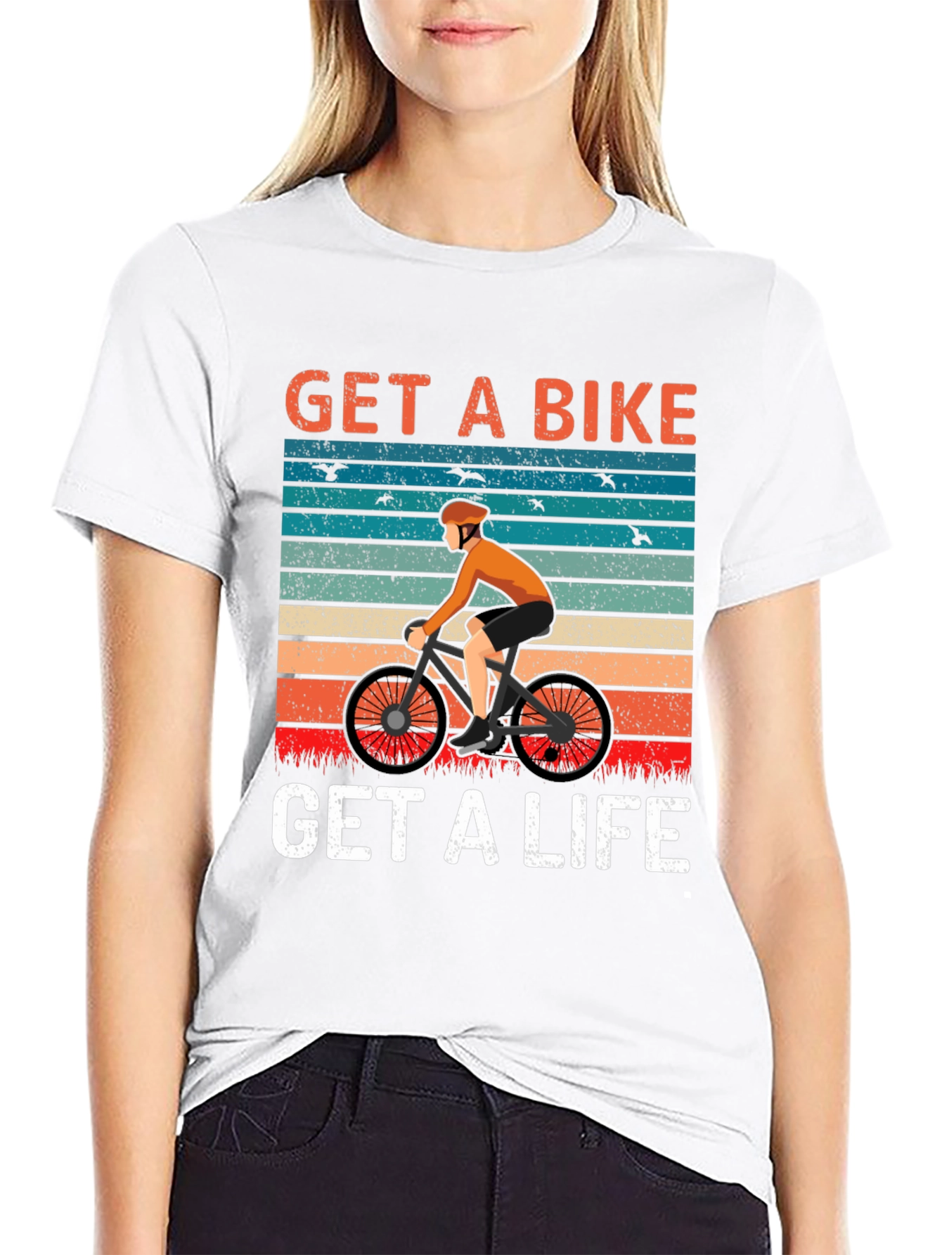 Get A Bike Get A Life T-Shirt