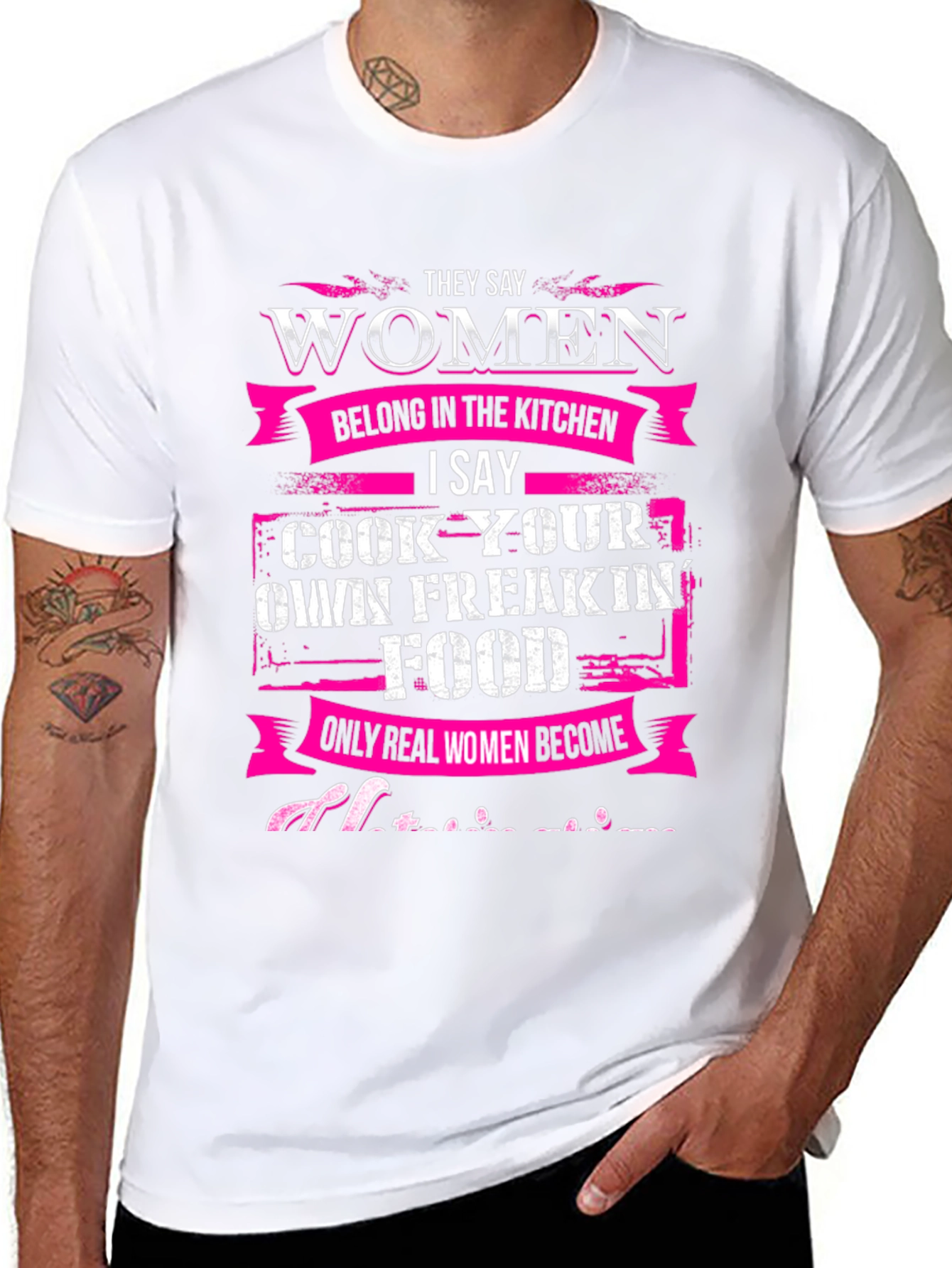 Women Cook Own Freakin Food T-Shirt
