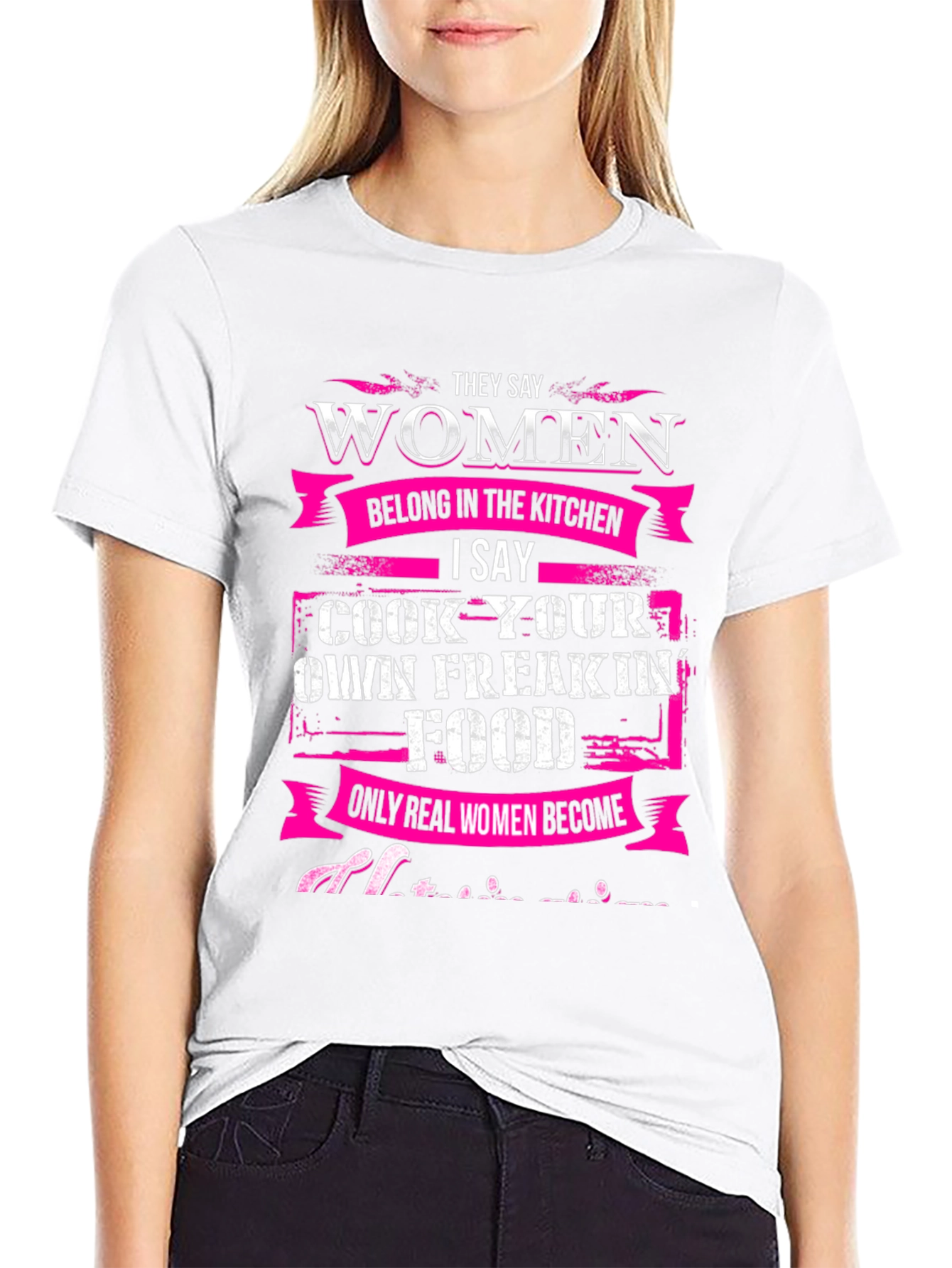 Women Cook Own Freakin Food T-Shirt