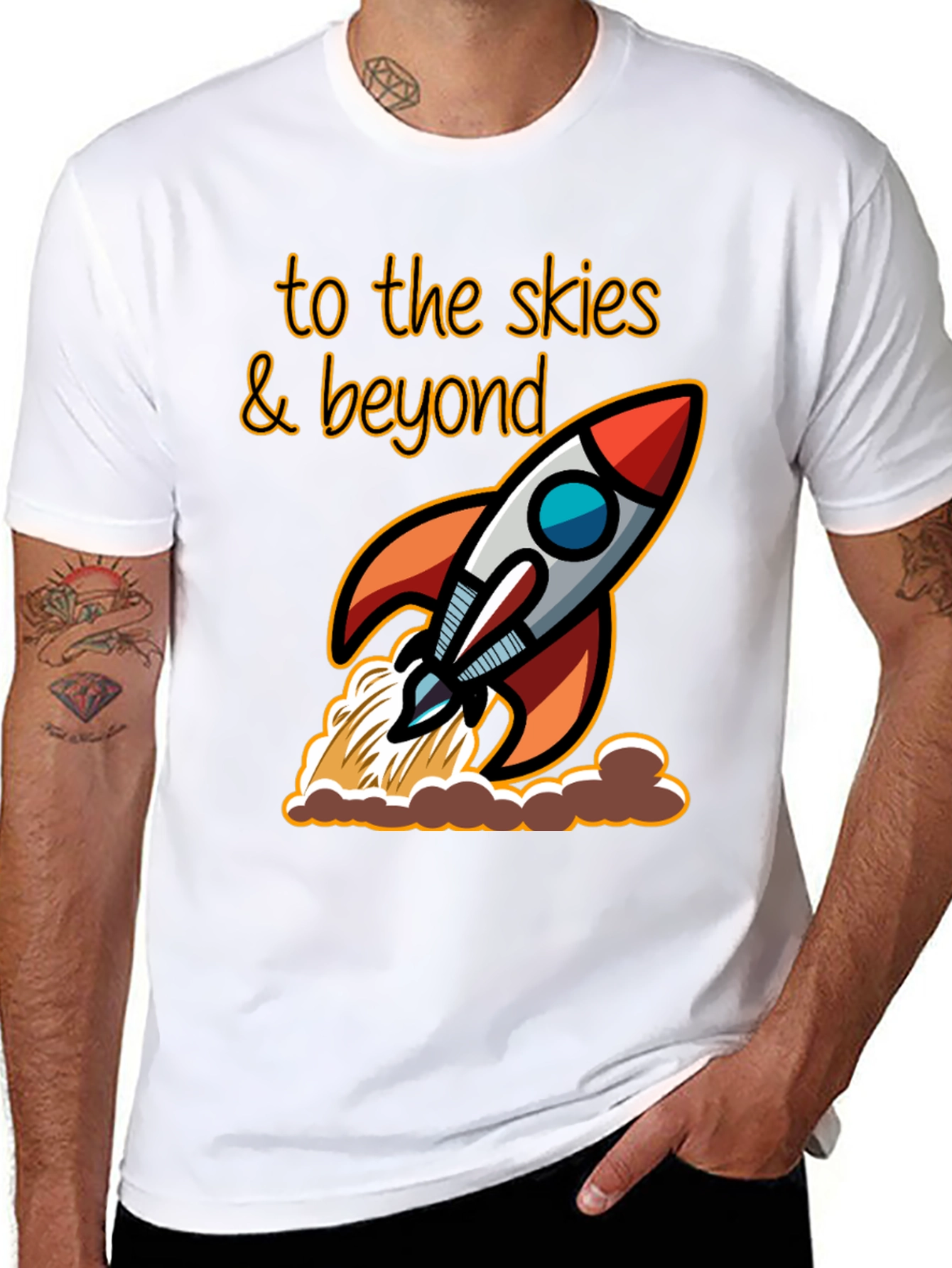 Rocket to the Skies T-Shirt - Adventure Awaits!
