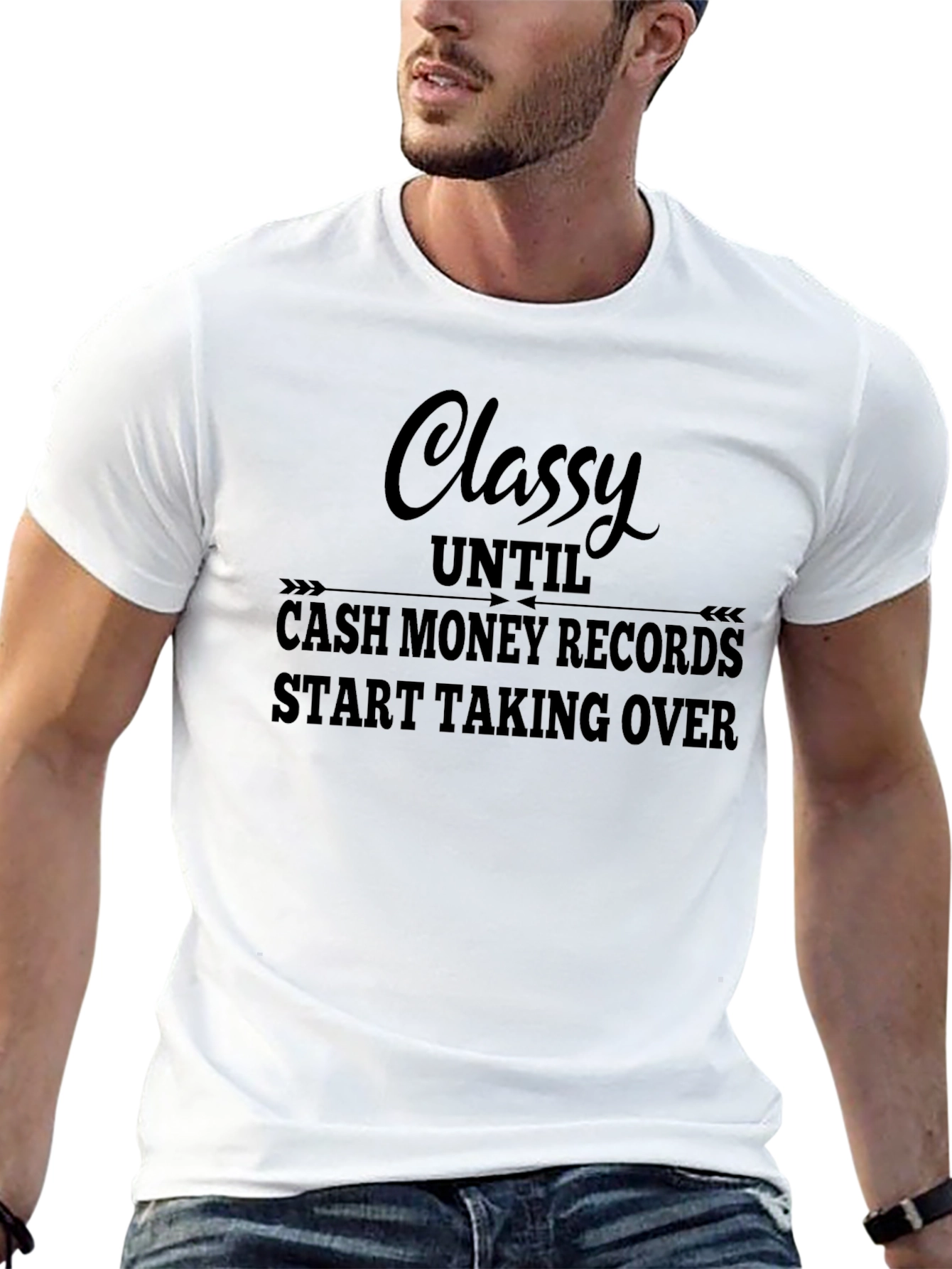 Classy Cash Money Records Black T-Shirt
