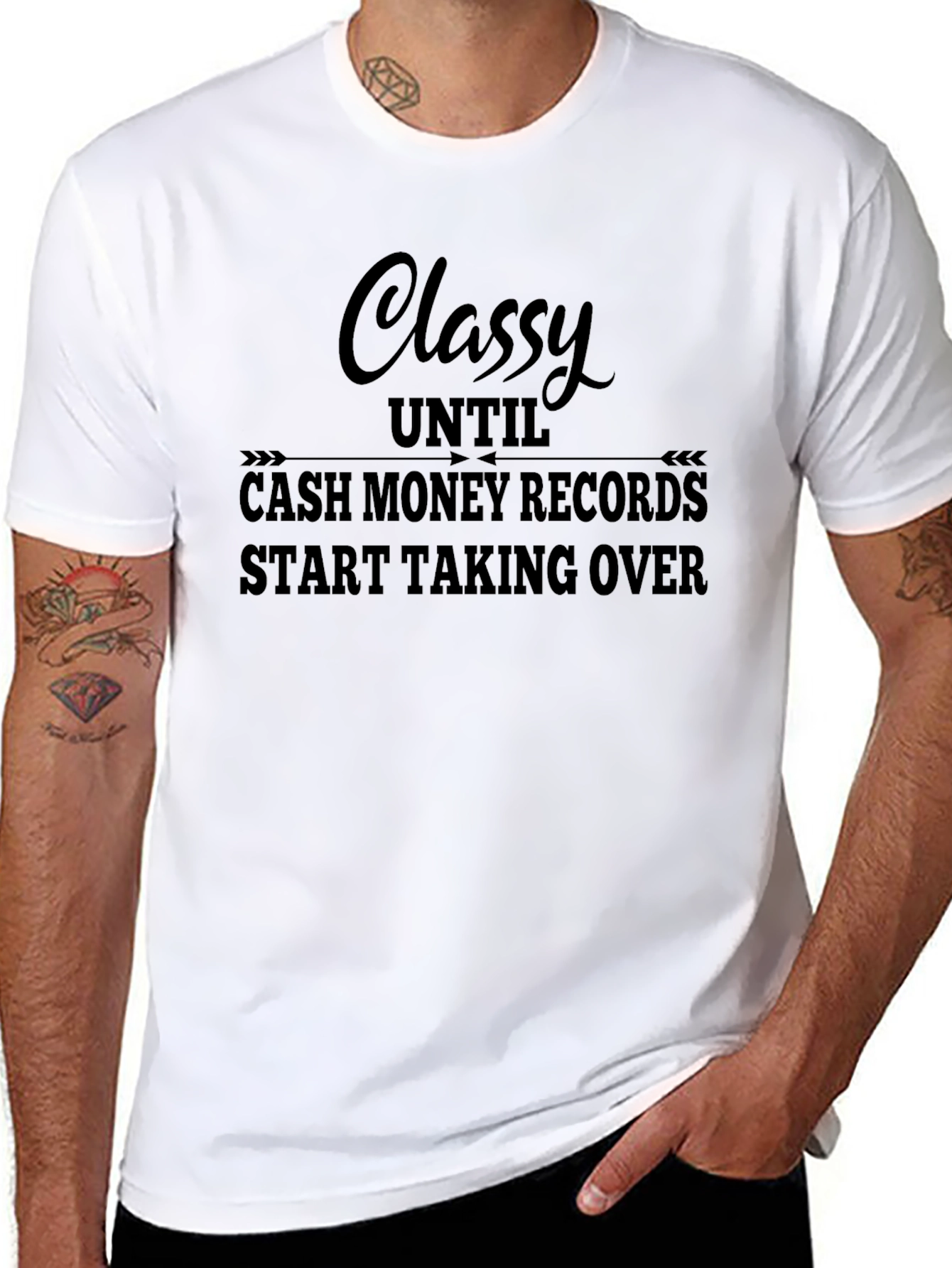 Classy Cash Money Records Black T-Shirt