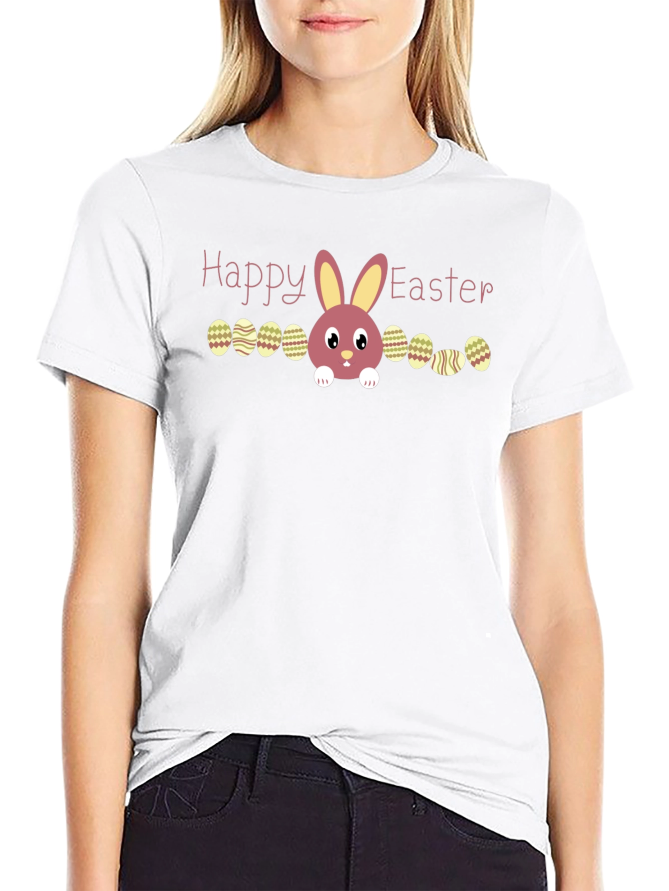 Happy Easter Bunny T-Shirt - Cute Easter Tee