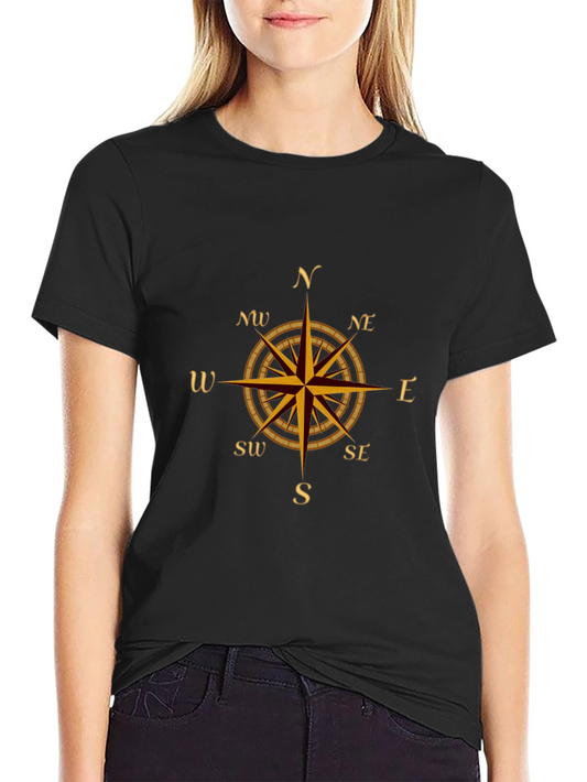 Compass Rose Graphic T-Shirt