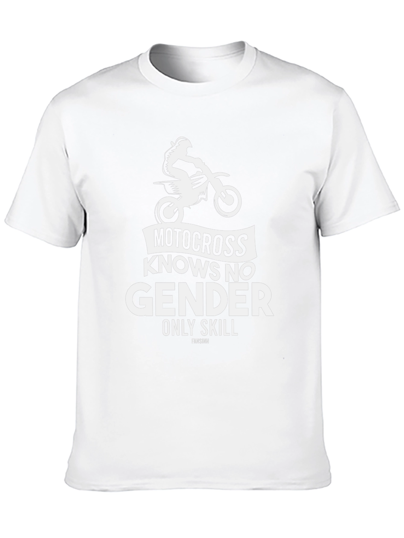Motocross Knows No Gender Black T-Shirt