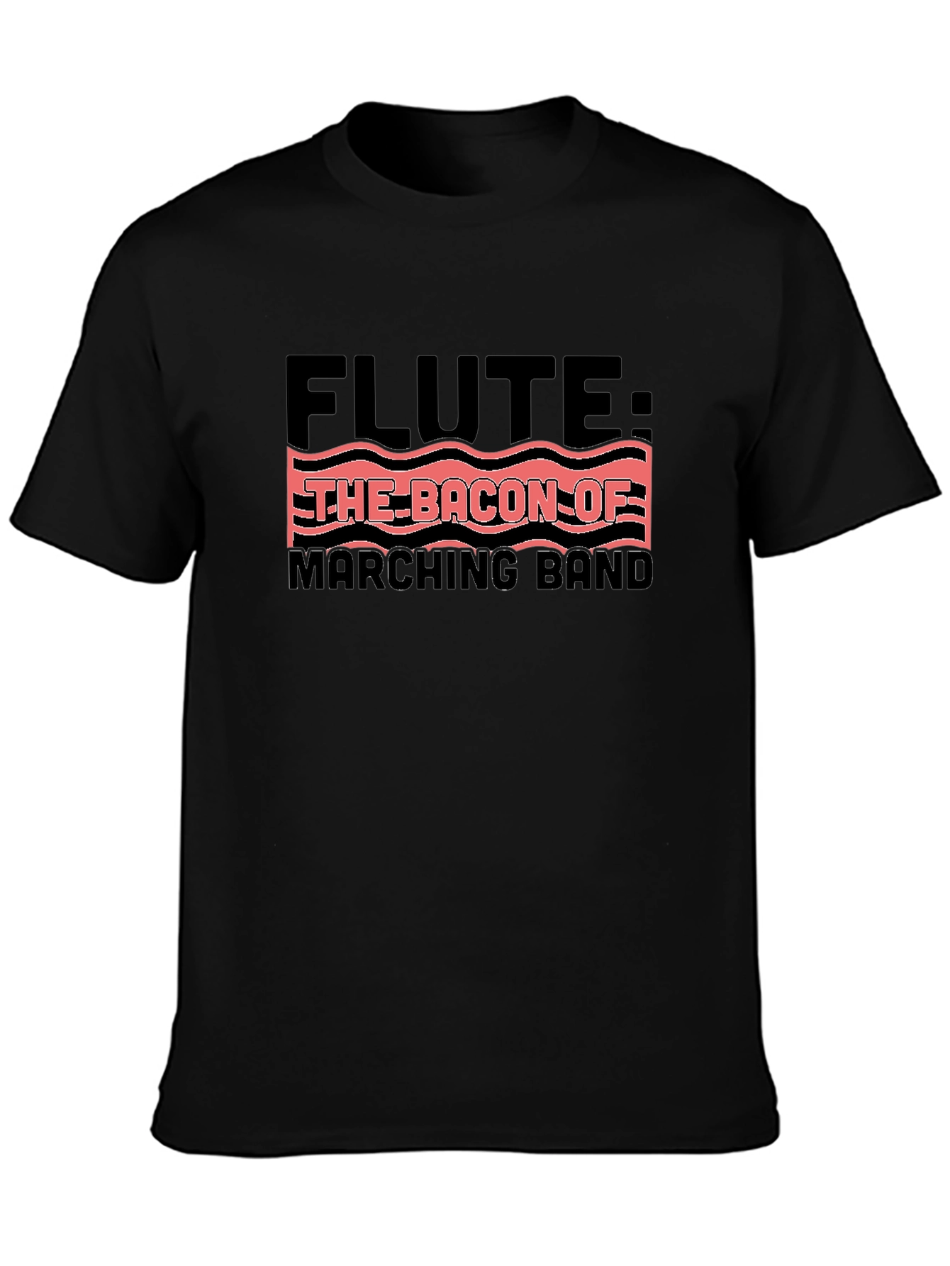 Flute Bacon of Marching Band T-Shirt