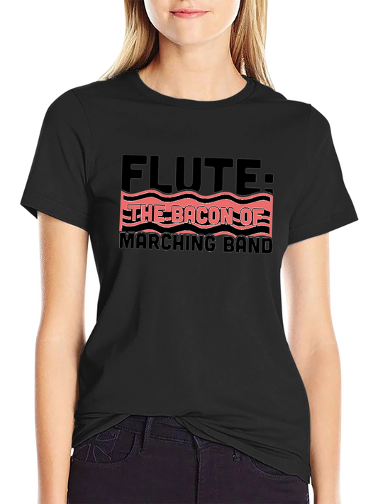 Flute Bacon of Marching Band T-Shirt