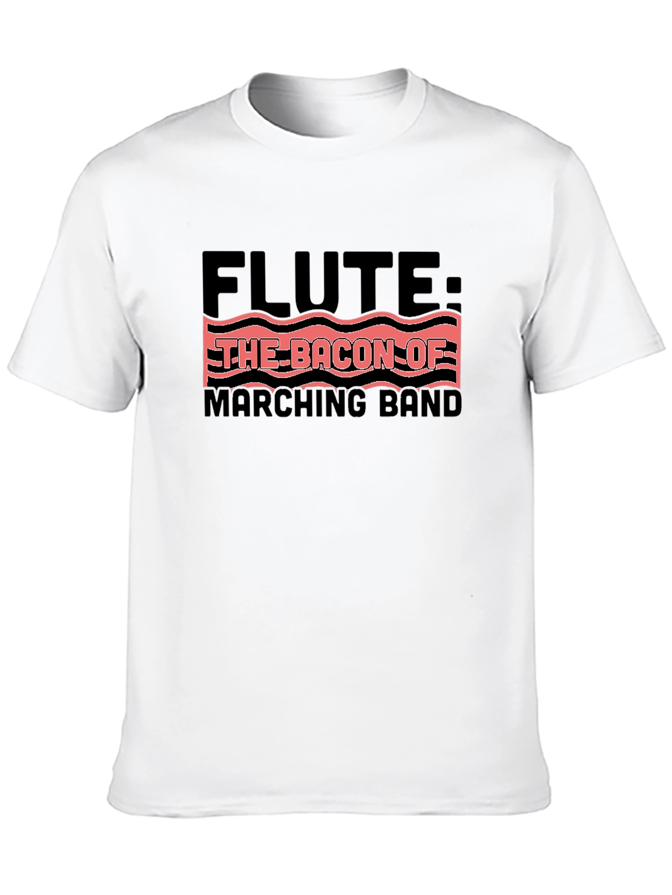 Flute Bacon of Marching Band T-Shirt