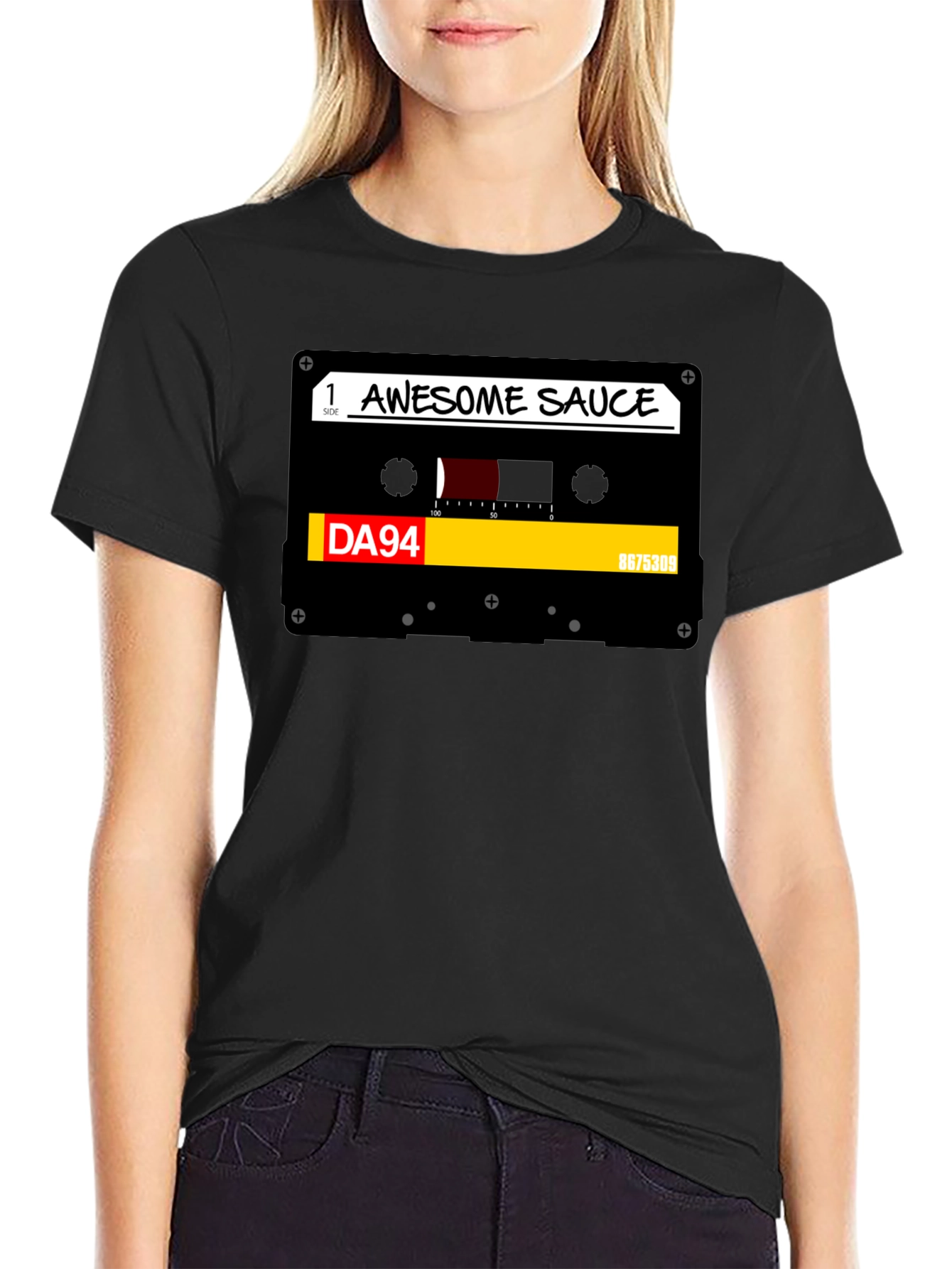 Awesome Sauce Cassette Tape T-Shirt - Retro Music Tee