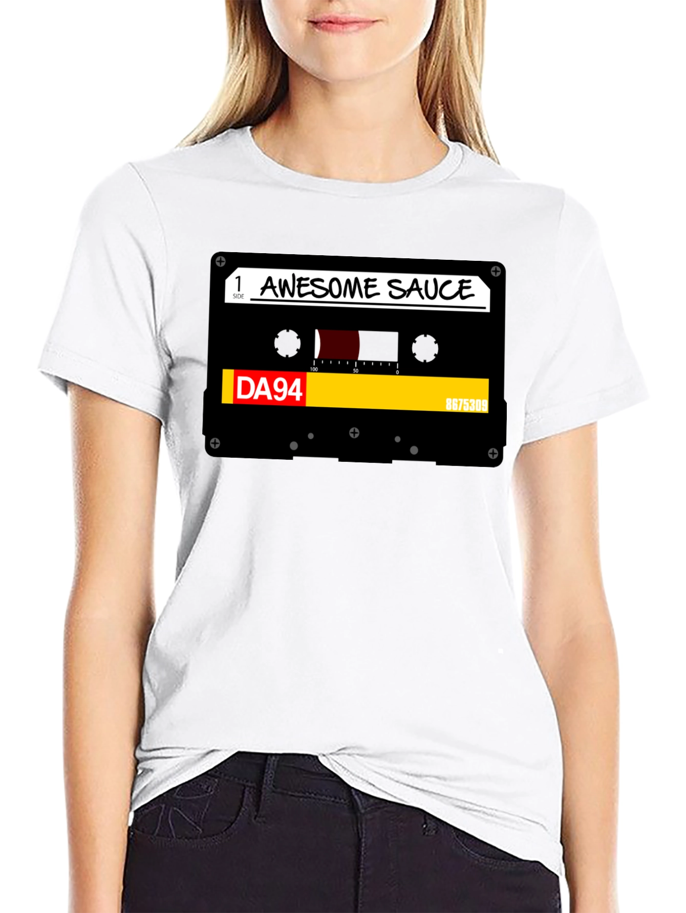 Awesome Sauce Cassette Tape T-Shirt - Retro Music Tee