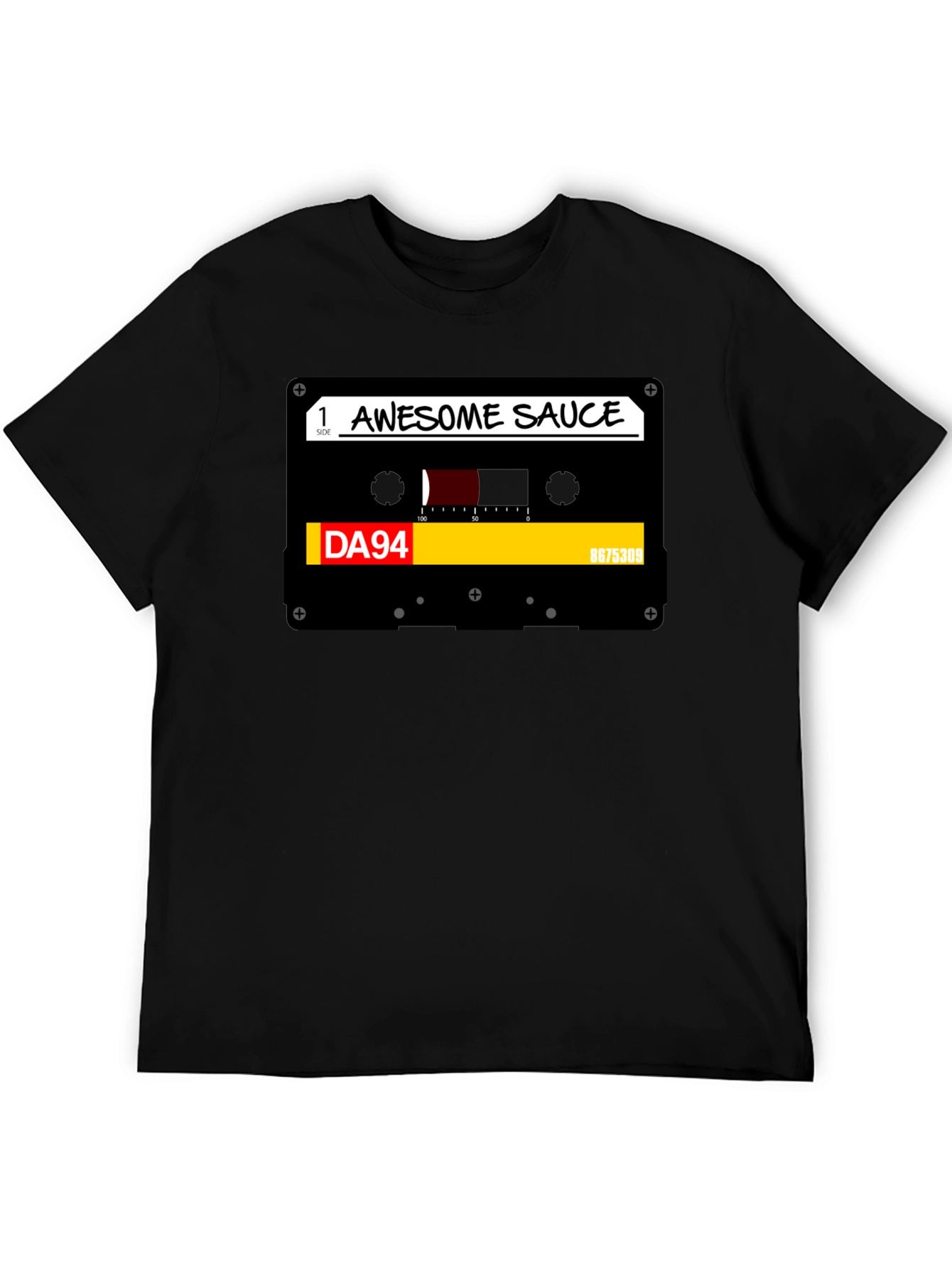Awesome Sauce Cassette Tape T-Shirt - Retro Music Tee