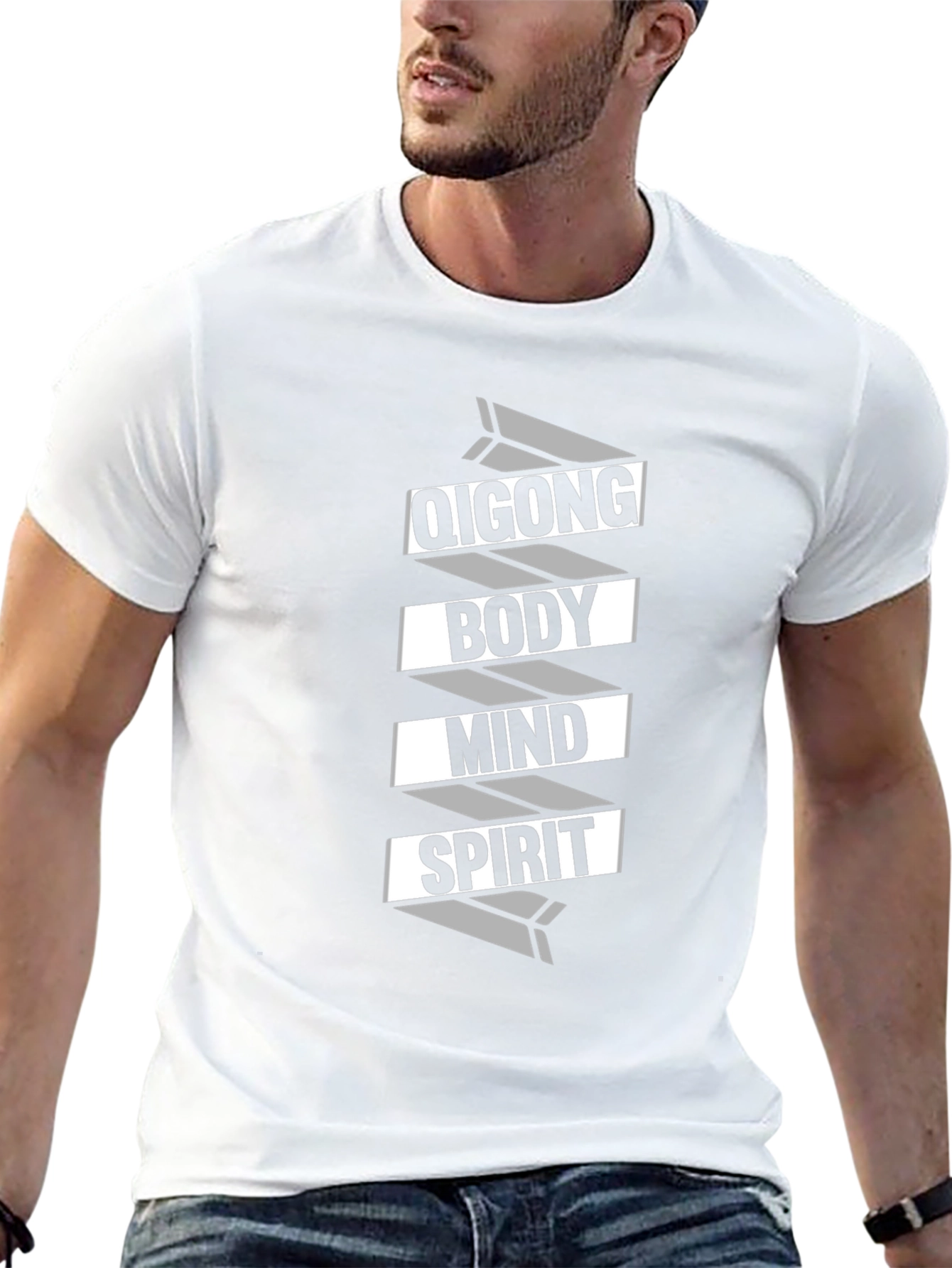 Qigong Body Mind Spirit Graphic T-Shirt