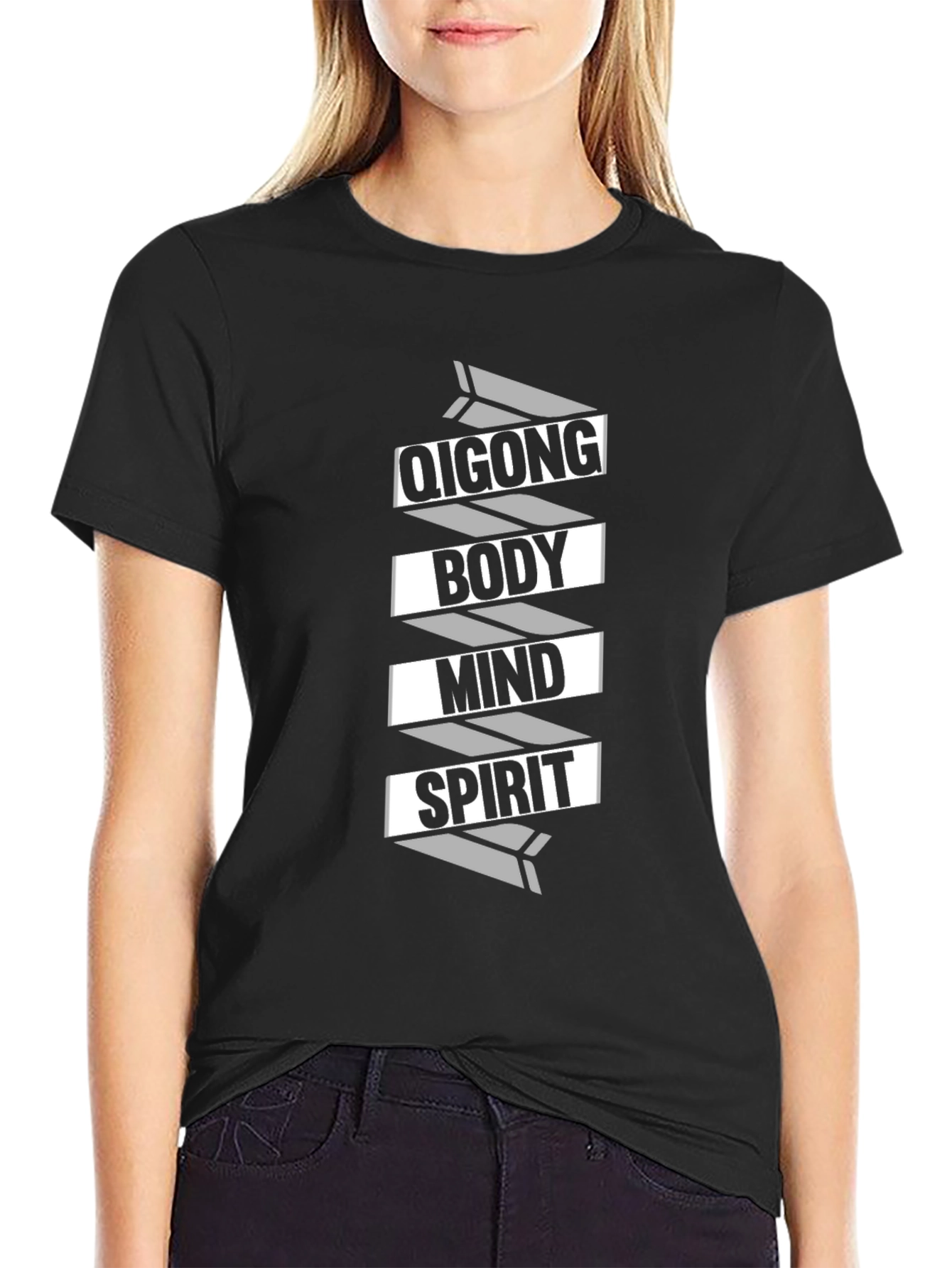 Qigong Body Mind Spirit Graphic T-Shirt