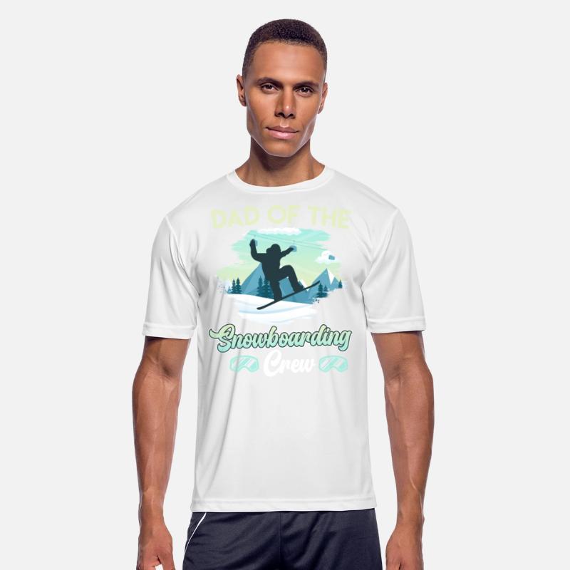 Dad of the Snowboarding Crew Snowboard Shirt