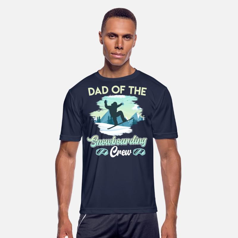 Dad of the Snowboarding Crew Snowboard Shirt