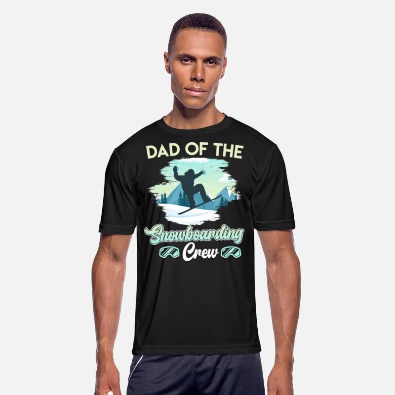 Dad of the Snowboarding Crew Snowboard Shirt