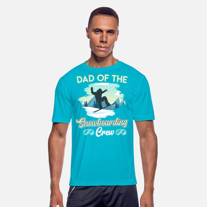 Dad of the Snowboarding Crew Snowboard Shirt