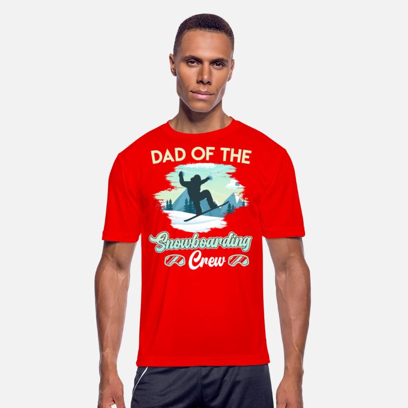 Dad of the Snowboarding Crew Snowboard Shirt