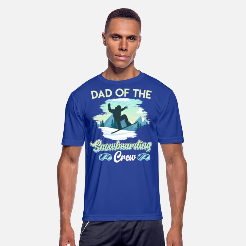 Dad of the Snowboarding Crew Snowboard Shirt