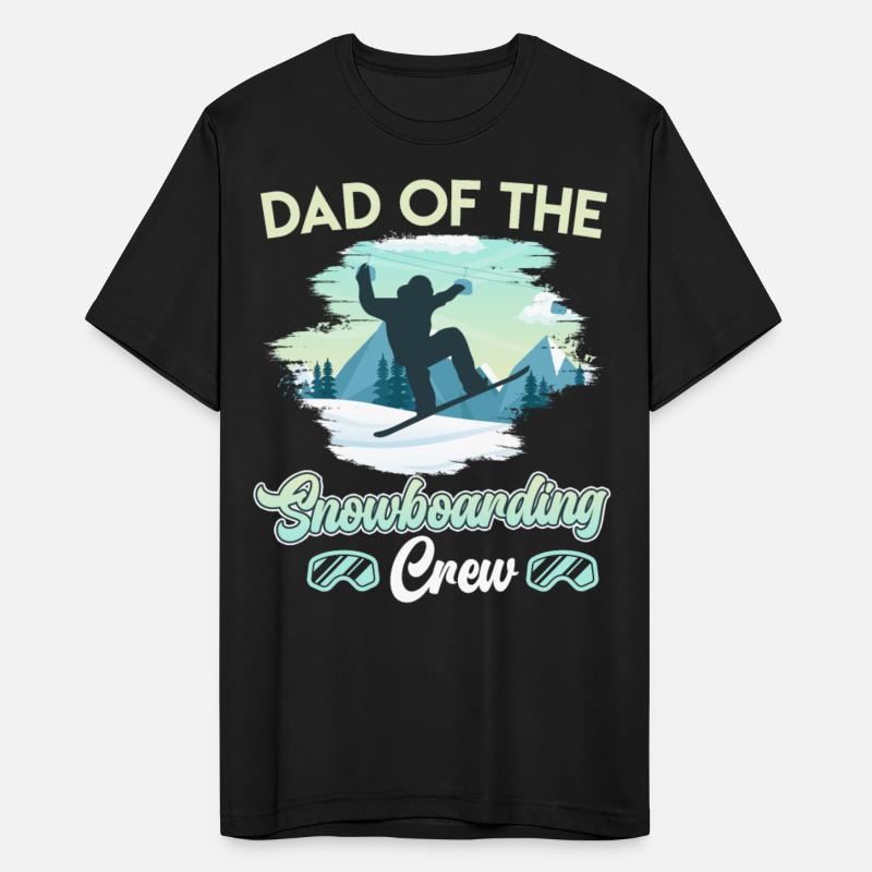 Dad of the Snowboarding Crew Snowboard Shirt