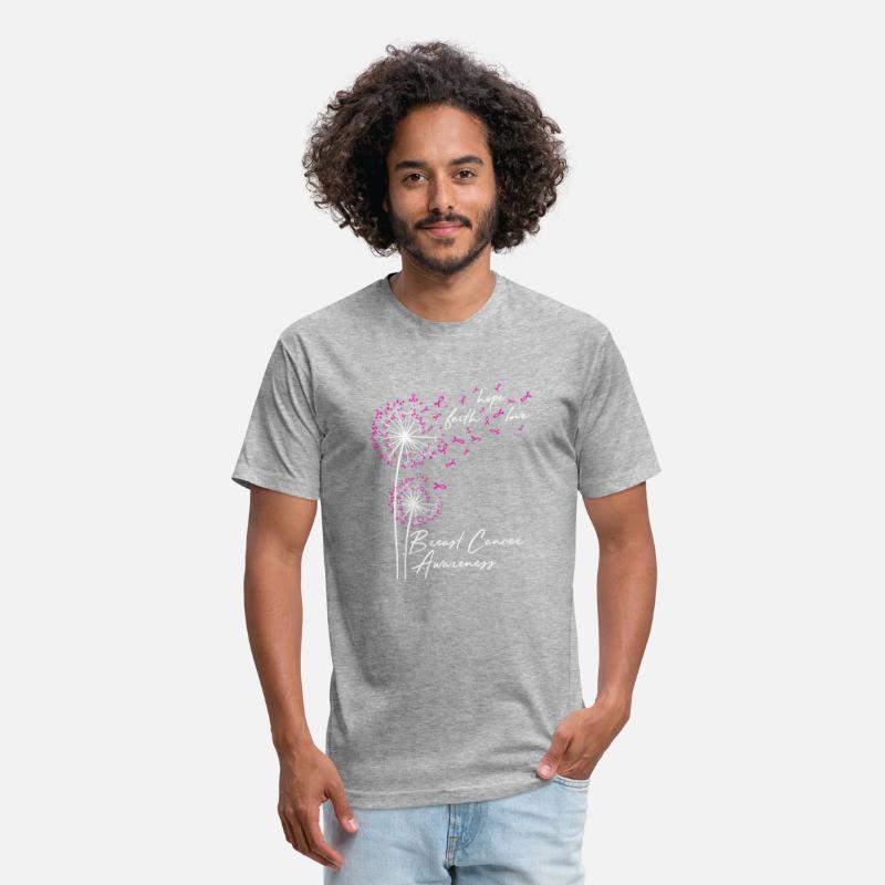 Dandelion Faith Hope Love Breast Cancer Awareness
