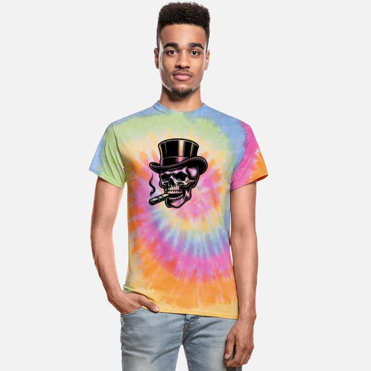 Dark Skull With Cigar Smoke And Top Hat