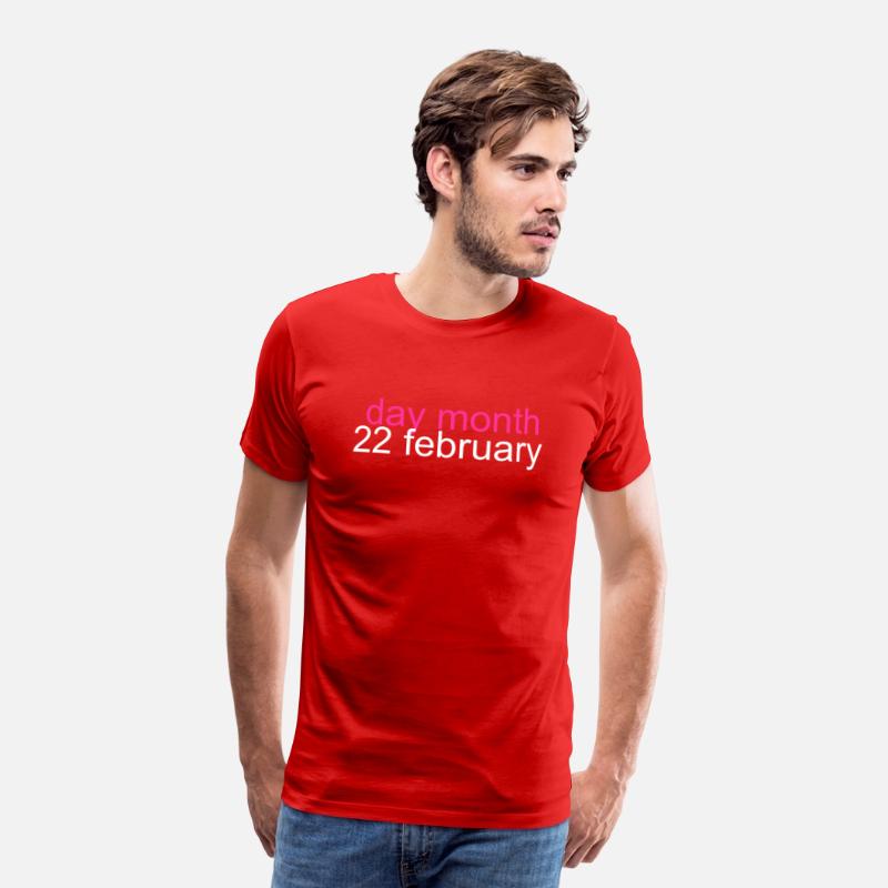 day month 22 february