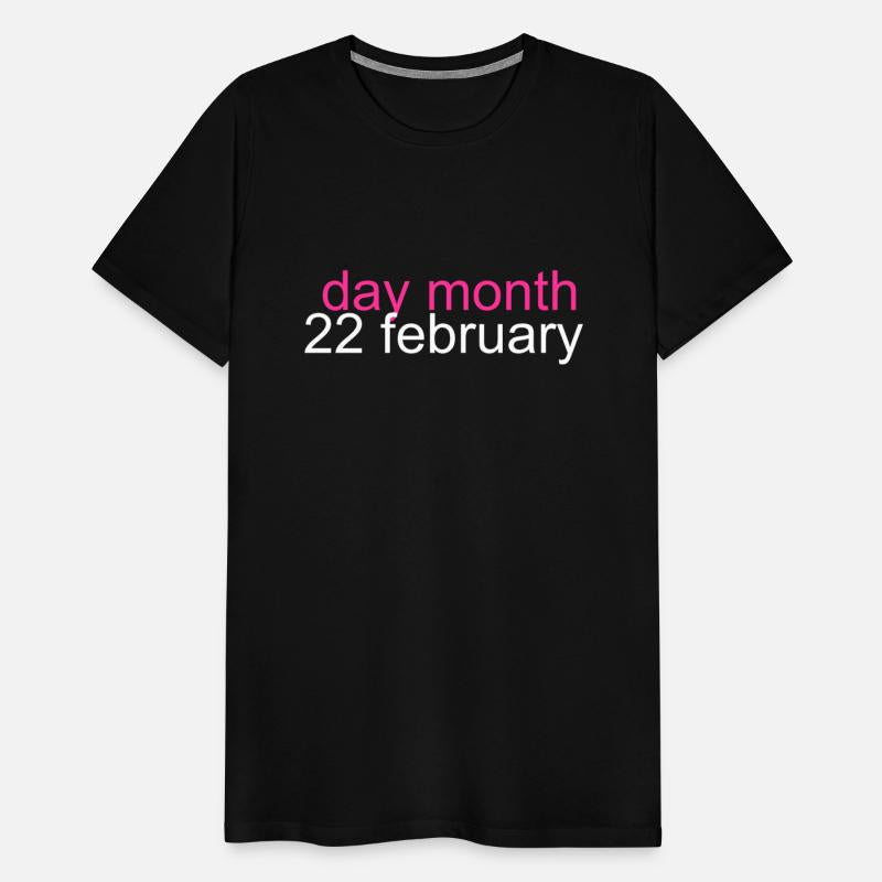 day month 22 february