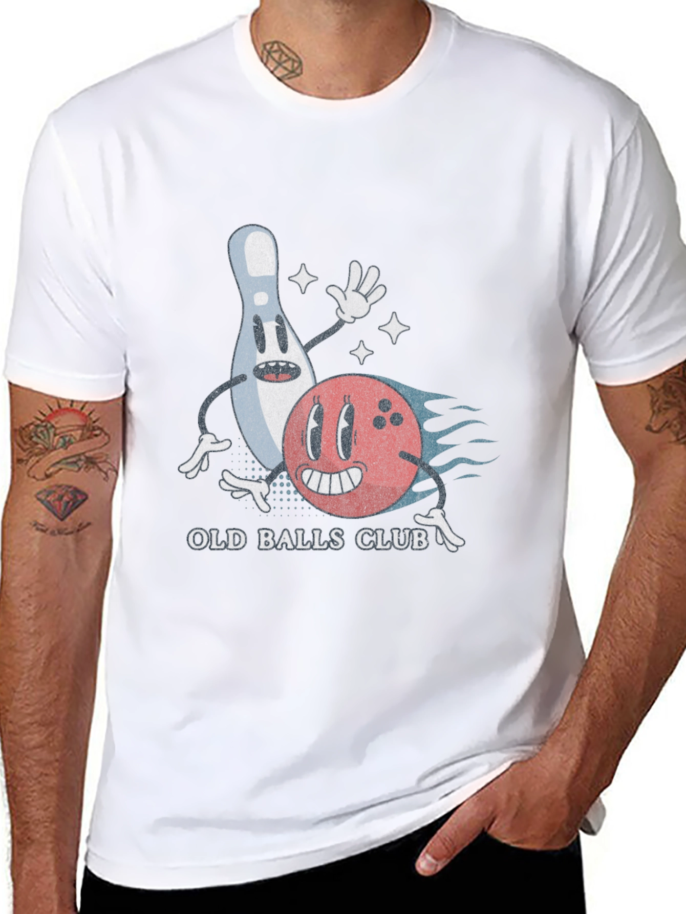 Old Balls Club Bowling T-Shirt