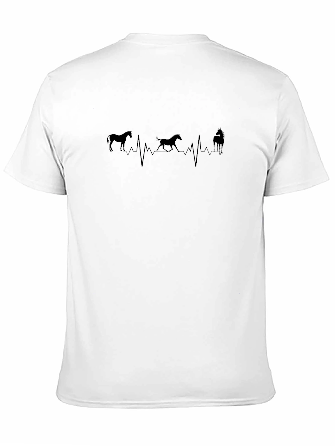 Horse Heartbeat T-Shirt - Equestrian Style