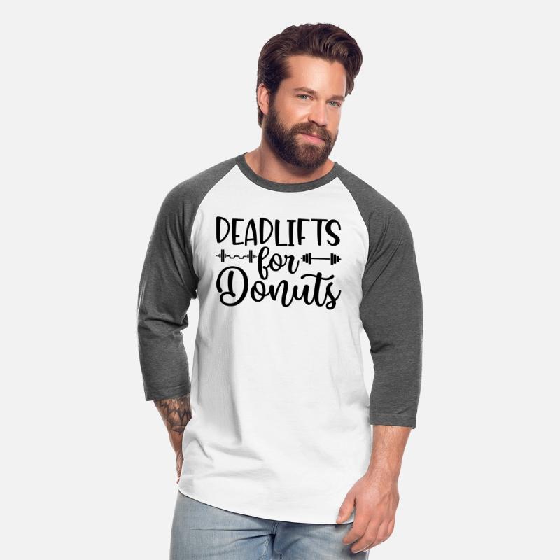 DEADLIFTS FOR DONUTS gym tshirt design 2023