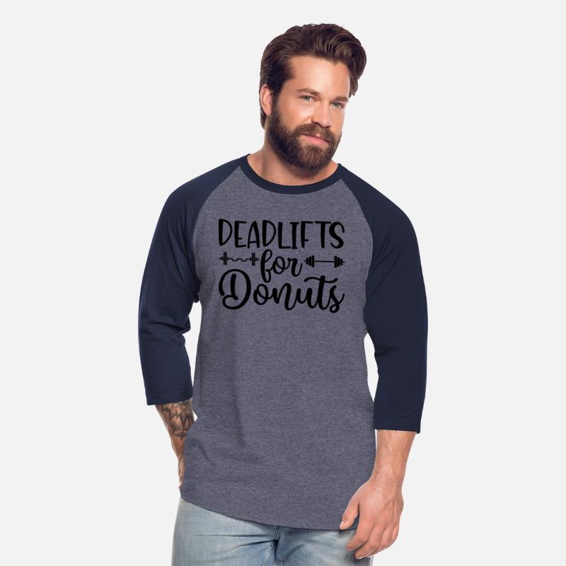 DEADLIFTS FOR DONUTS gym tshirt design 2023