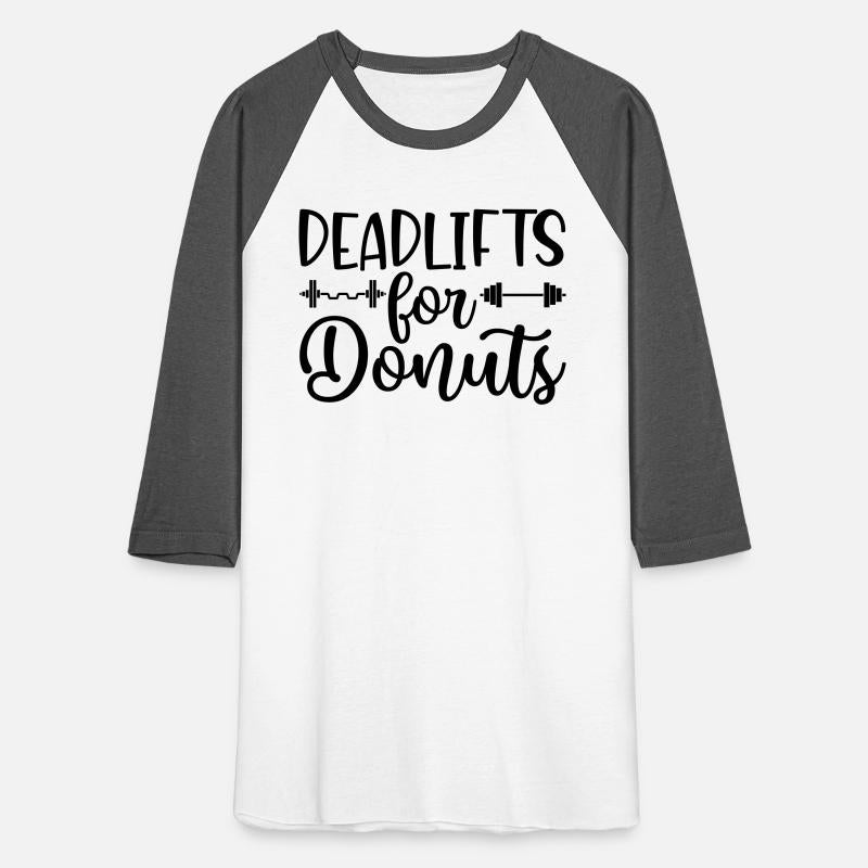 DEADLIFTS FOR DONUTS gym tshirt design 2023