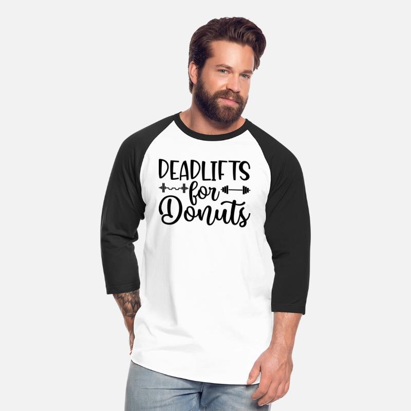 DEADLIFTS FOR DONUTS gym tshirt design 2023