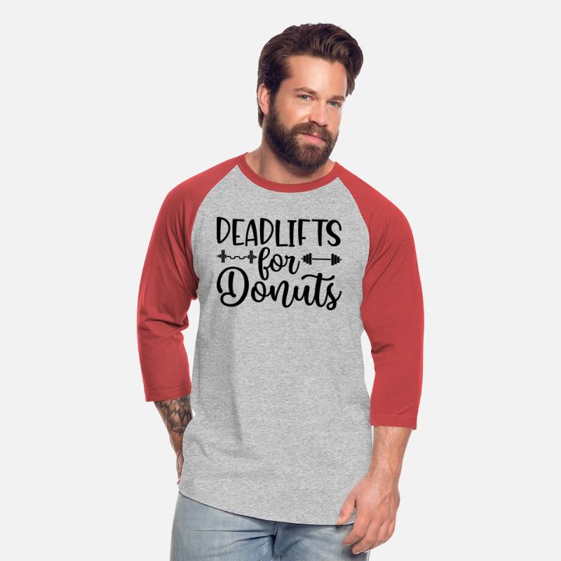 DEADLIFTS FOR DONUTS gym tshirt design 2023