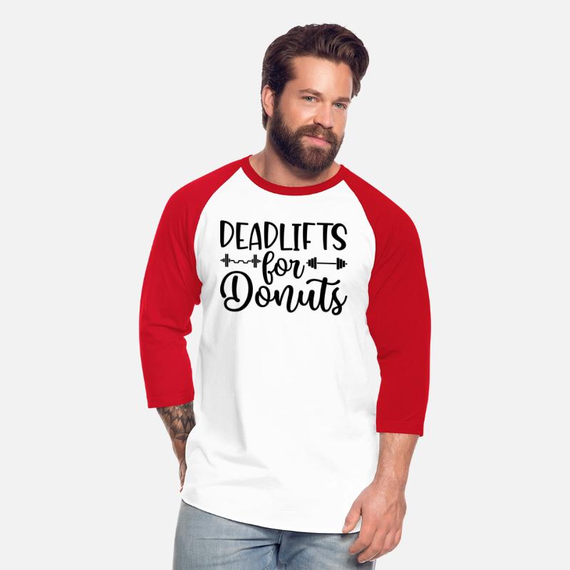 DEADLIFTS FOR DONUTS gym tshirt design 2023