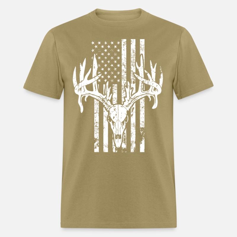 Deer Hunting USA Flag