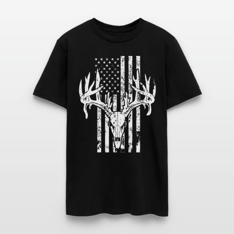 Deer Hunting USA Flag