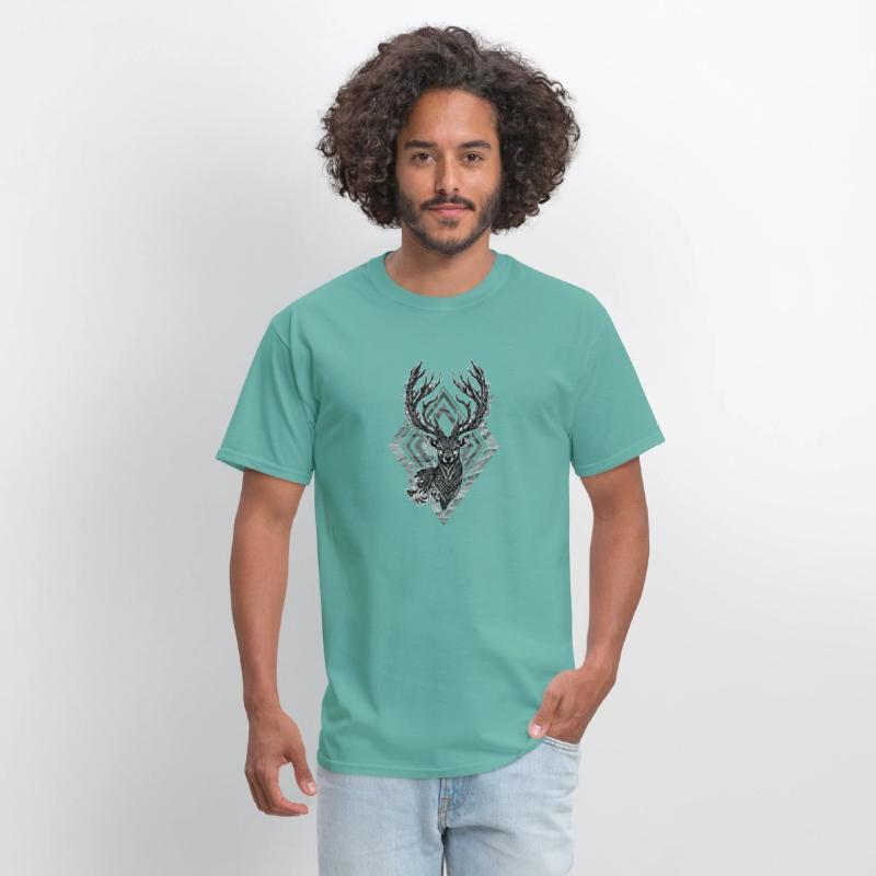 Deer Tribal with rhombus pattern - 5000 - DIGITAL