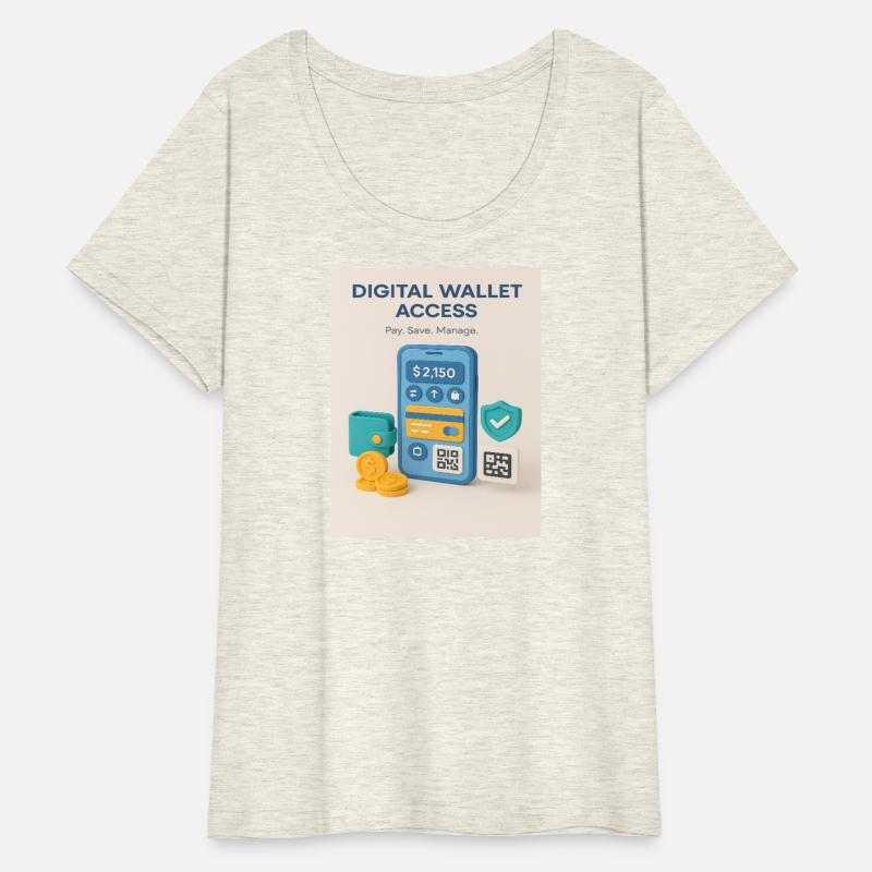 Digital Wallet Themed Clothing Design