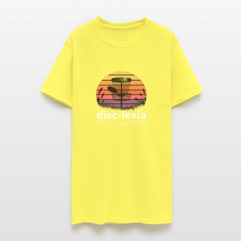 Disc-lexia Funny Frisbee Golf Player Humor Disc