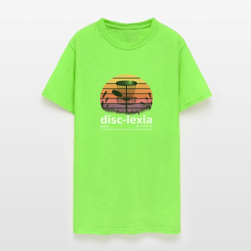 Disc-lexia Funny Frisbee Golf Player Humor Disc