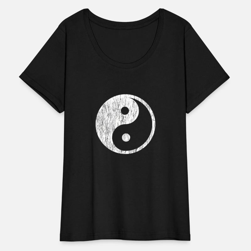 Distressed Yin Yang Symbol