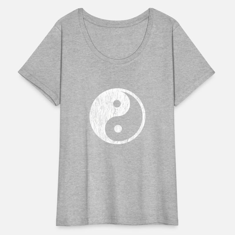 Distressed Yin Yang Symbol