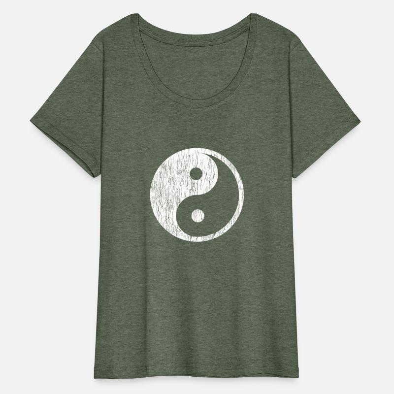 Distressed Yin Yang Symbol
