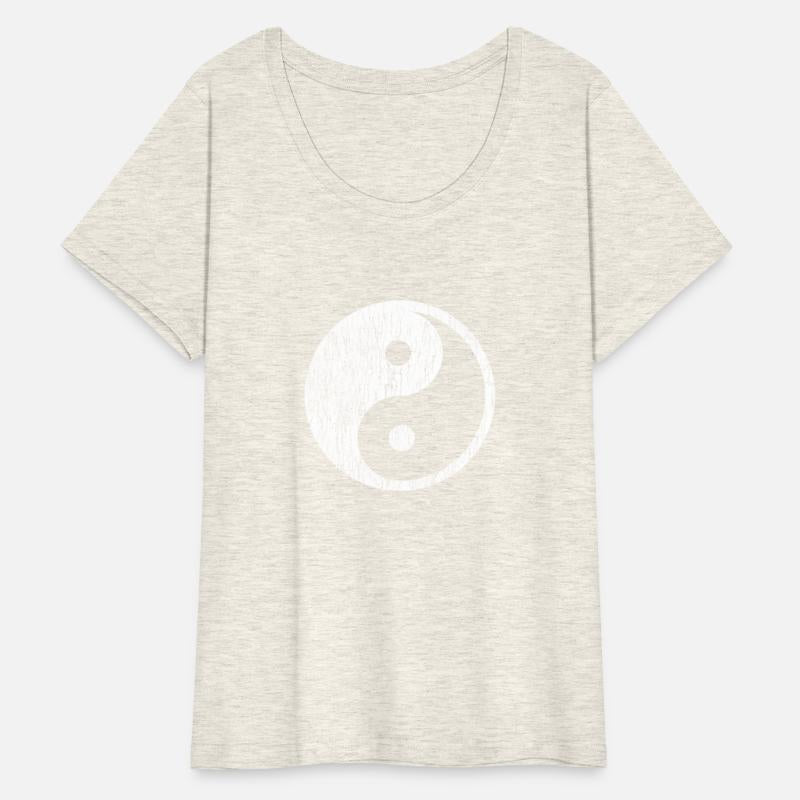 Distressed Yin Yang Symbol