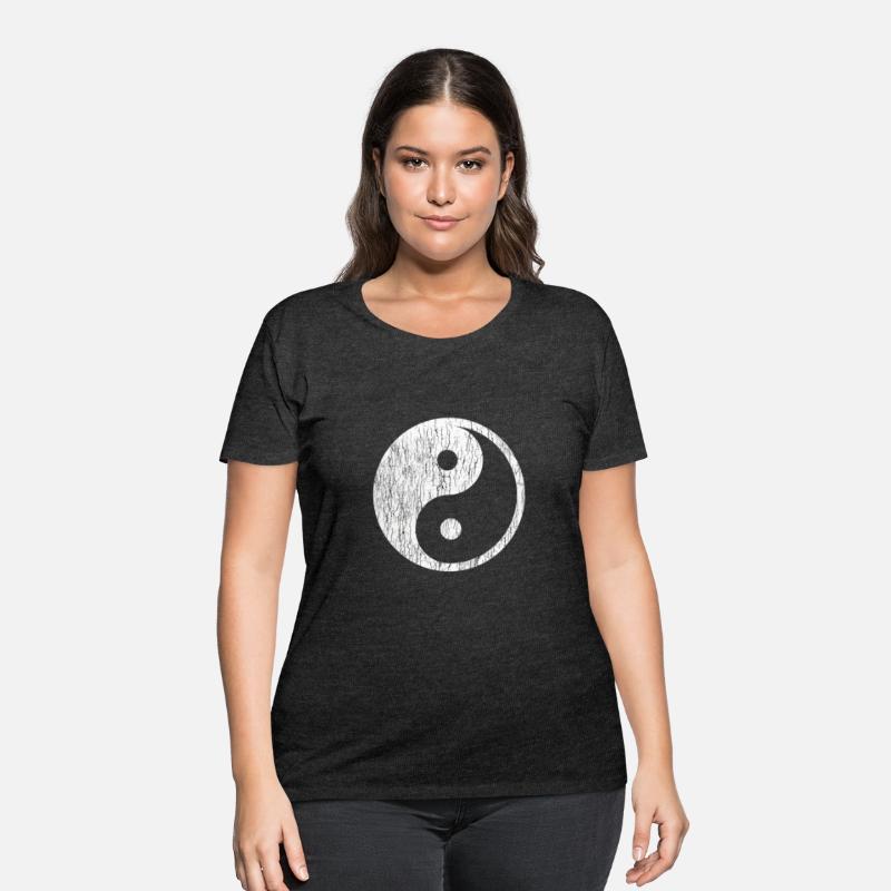 Distressed Yin Yang Symbol